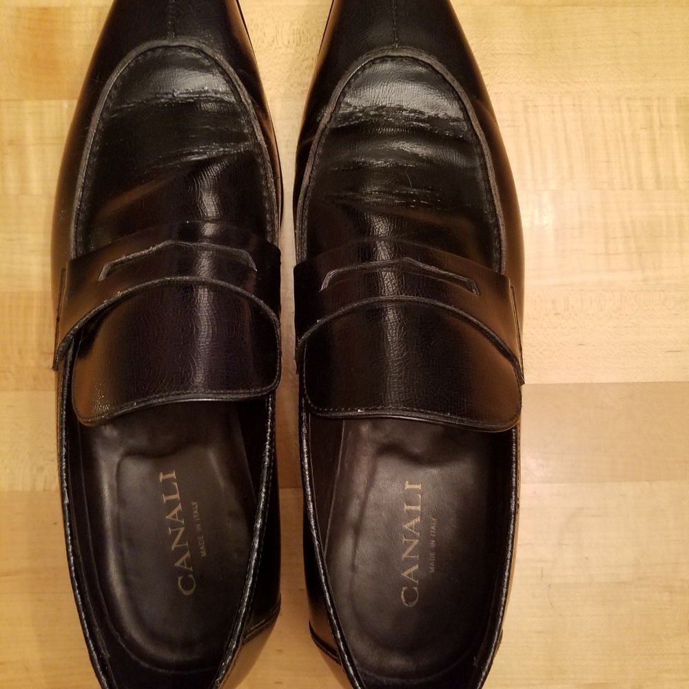Men's Vintage Canali Leather Shoes sz11